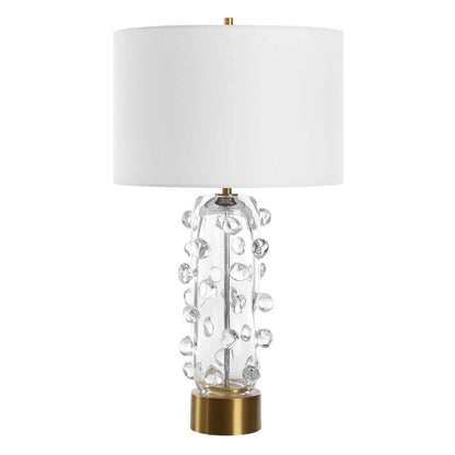 Clear Glass Table Lamp