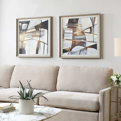 Framed Abstract Prints Set/2
