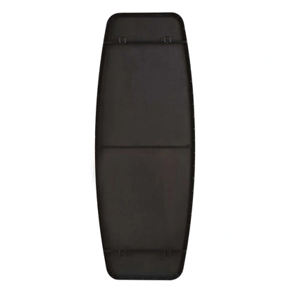 Curved Black Dressing Mirror