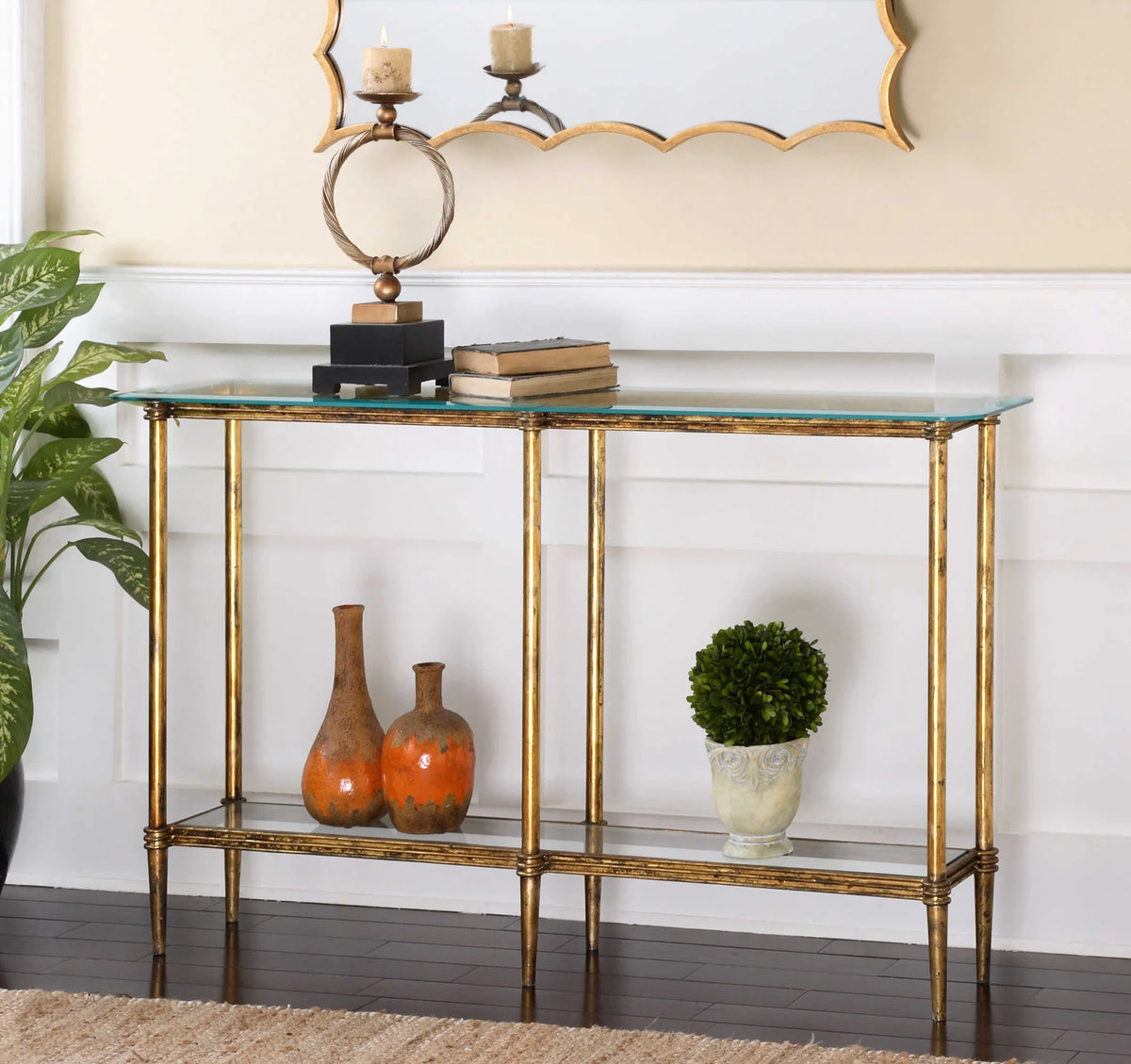 Glass Console Table