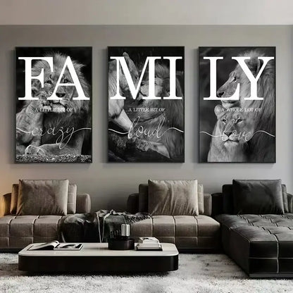 3-Piece Lion Canvas Art Set