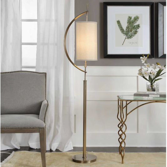Antique Brass Floor Lamp