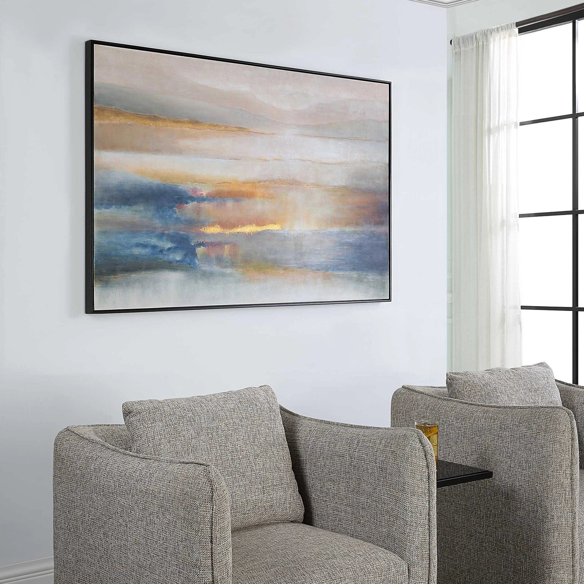 Hand-Painted Abstract Canvas Art