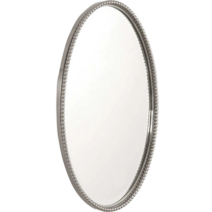 Beaded Oval Mirror