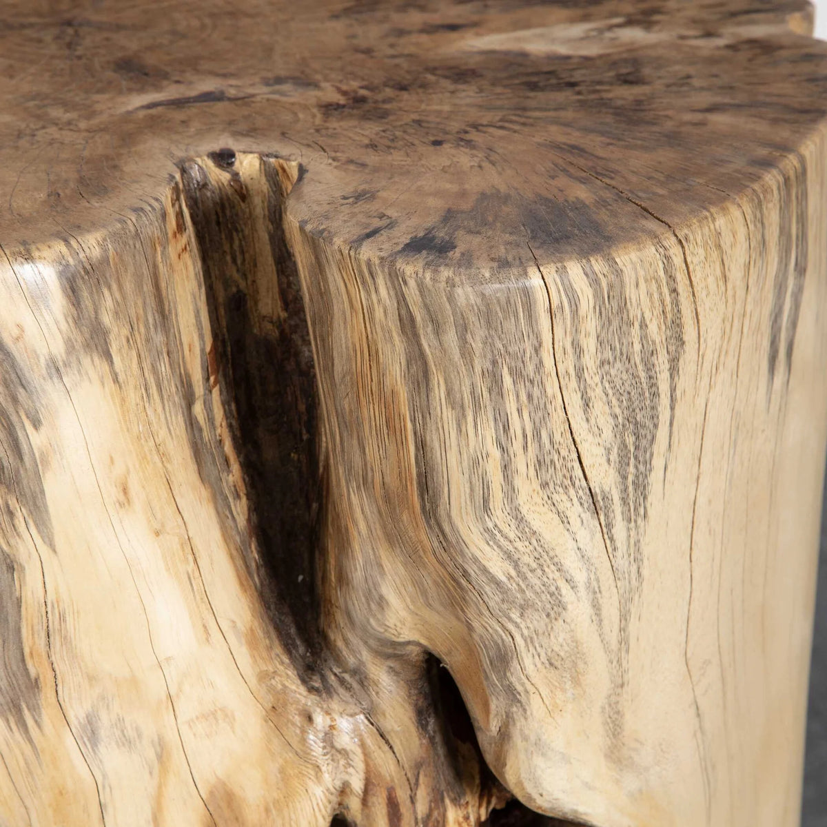 Tamarind Wood Accent Stool
