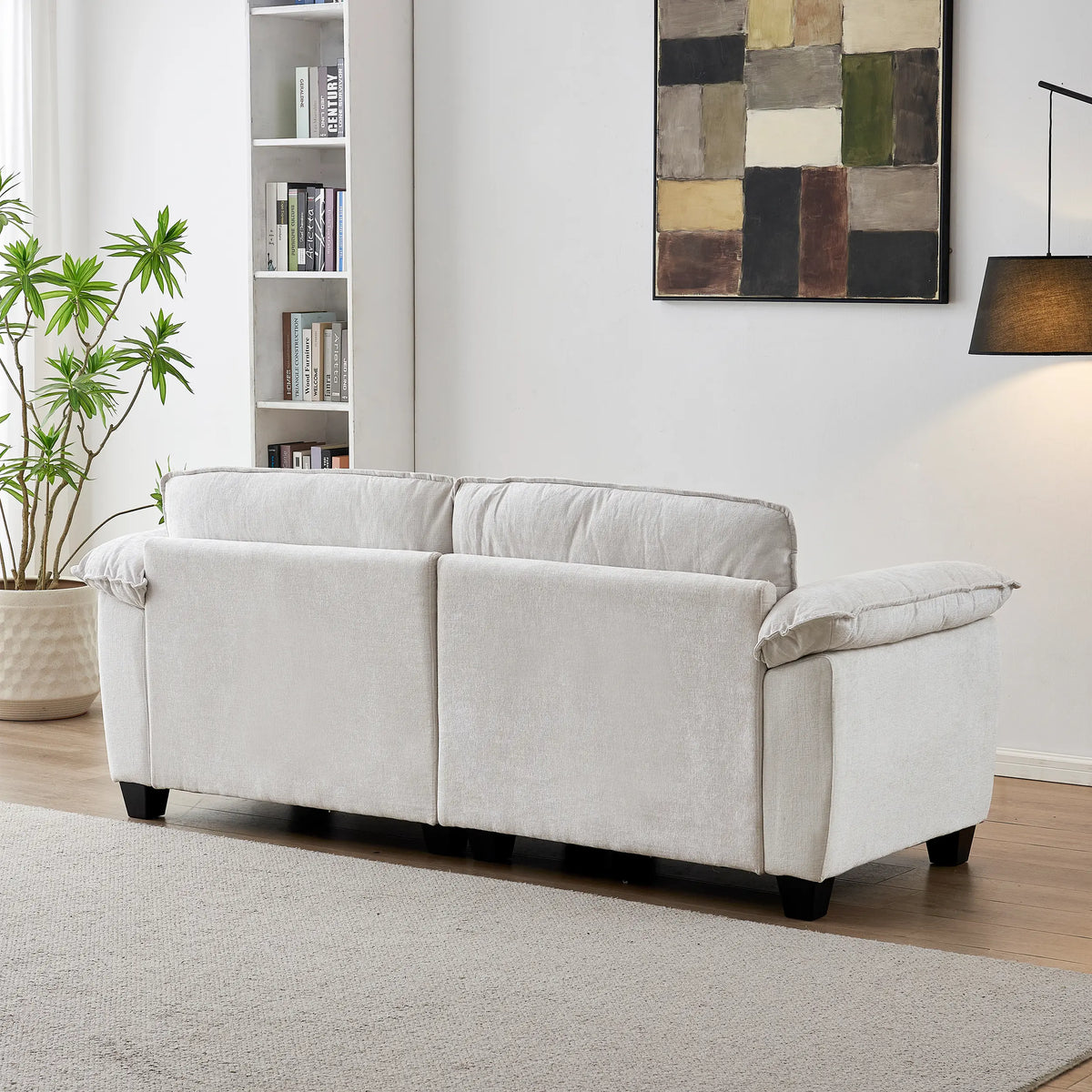 [Bellemave] Modular Sectional Loveseat Sofa, 2-Seat Chenille Couch with Washable Zipper Cushion Covers for Living Room