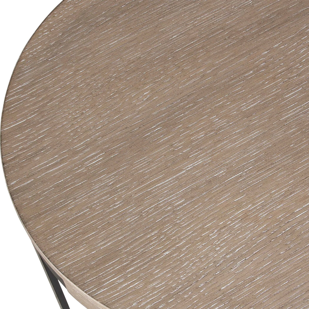 Round Coffee Oak Side Table
