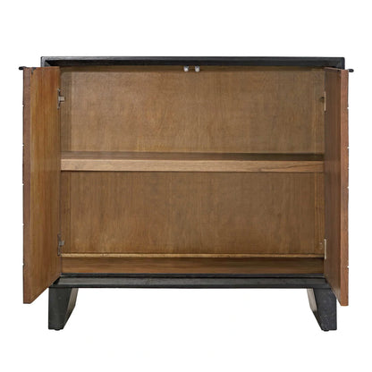 Wood Grain 2 Door Cabinet