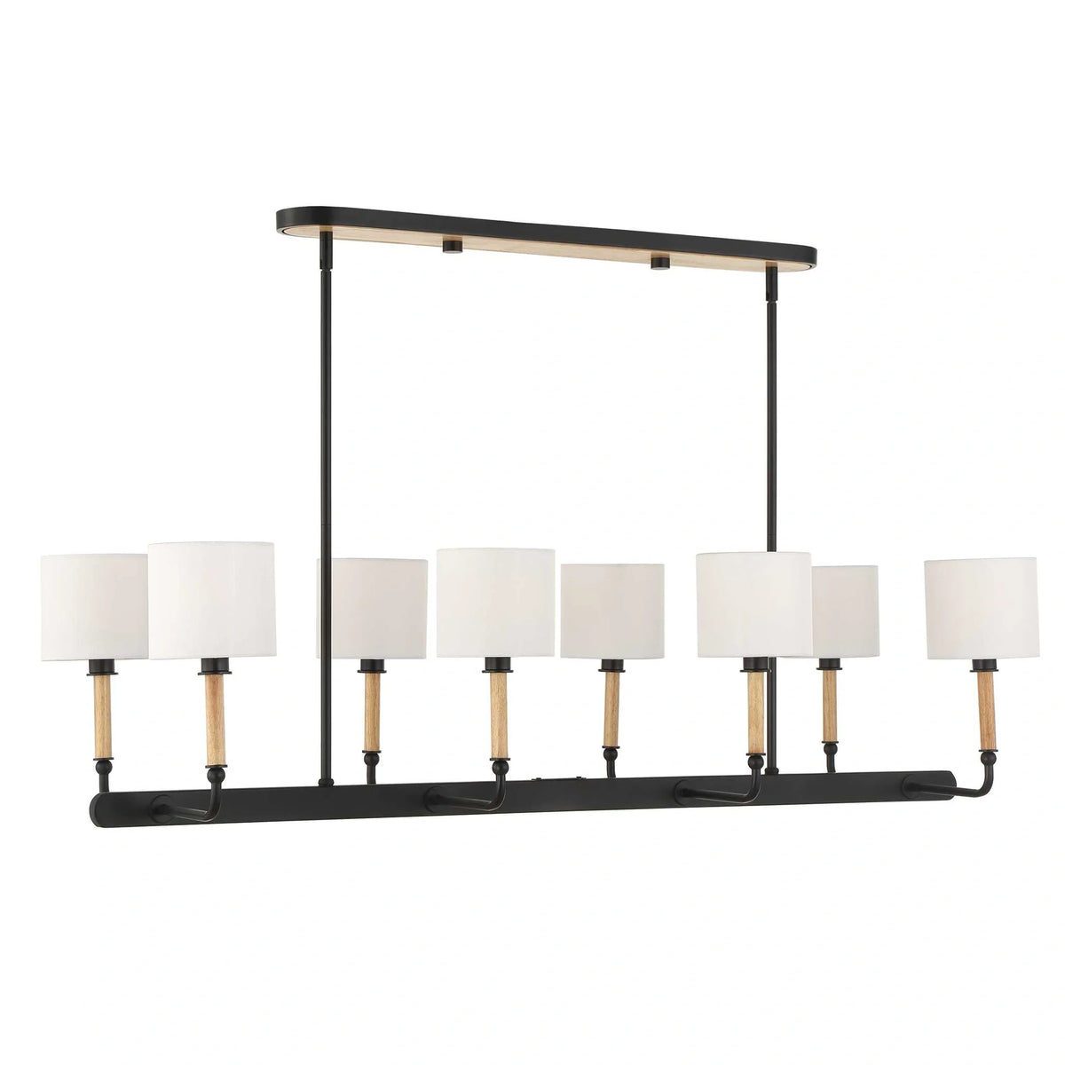 Wood & Iron Linear Pendant