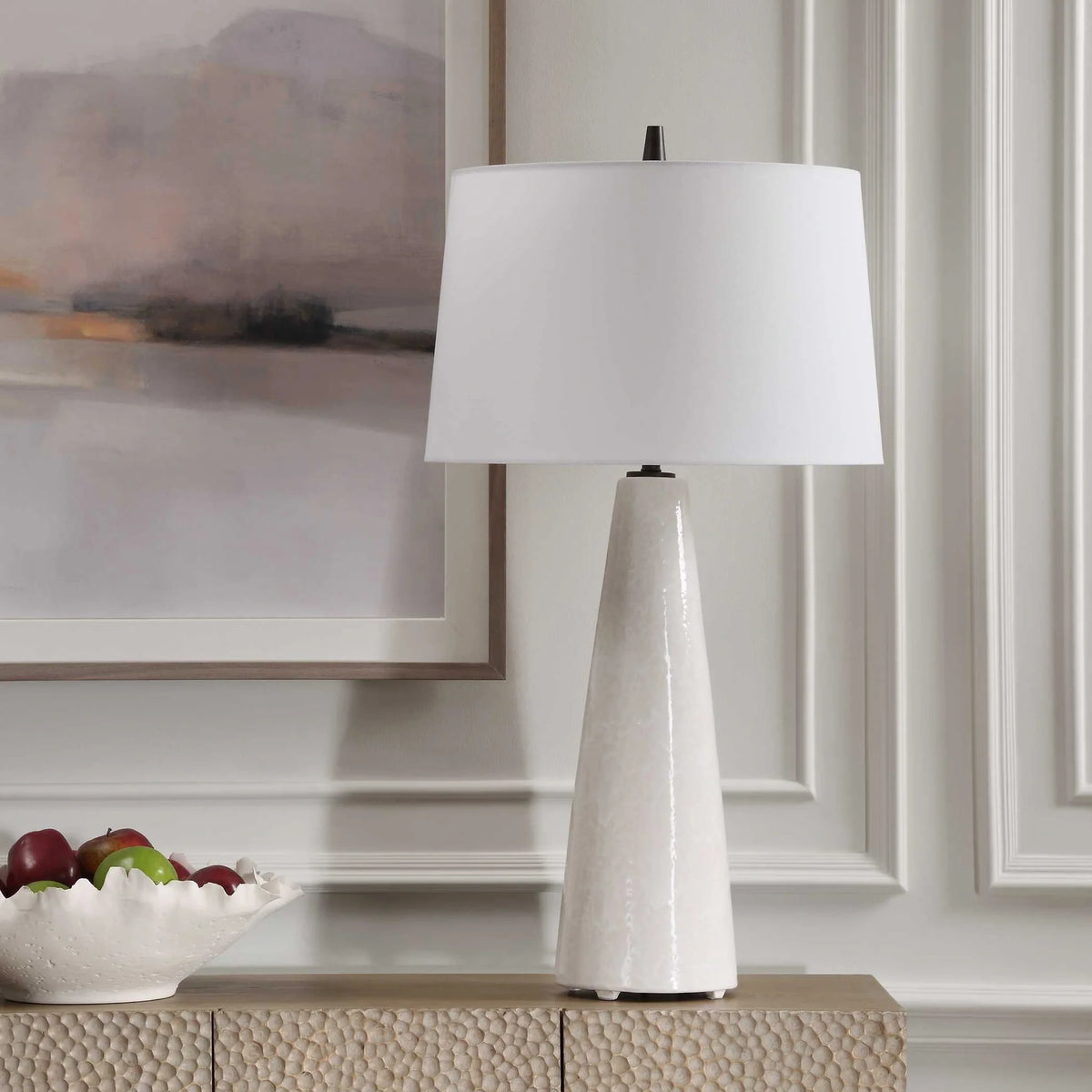 Ivory Glaze Table Lamp