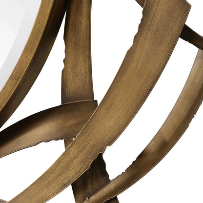 Edge Bronze Round Mirror
