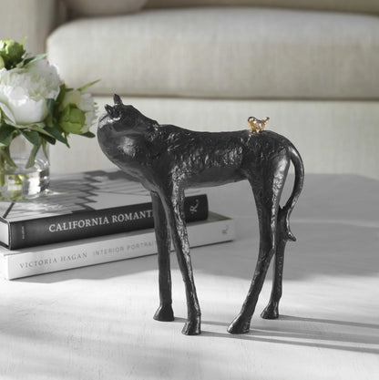 Horse & Bird Sculpture