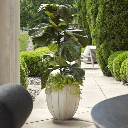 Textured Outdoor Planter