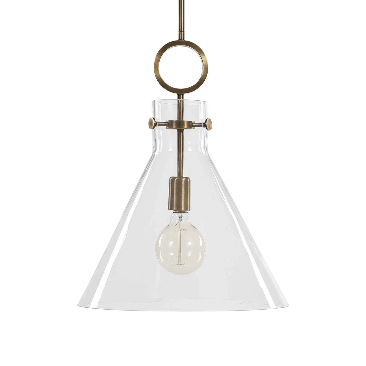 Funnel Glass Pendant Light