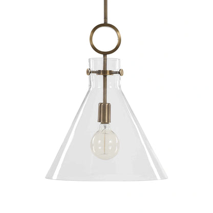 Funnel Glass Pendant Light