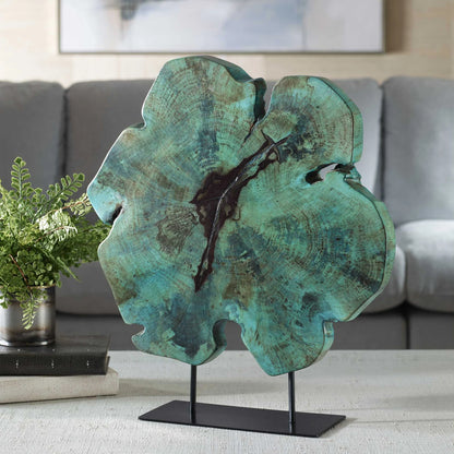 Tamarind Wood & Metal Sculpture