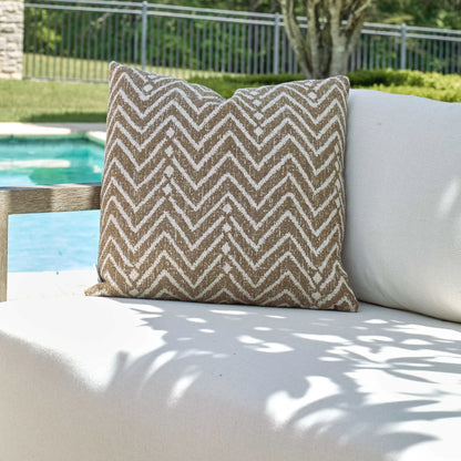 Toffee Outdoor Pillow