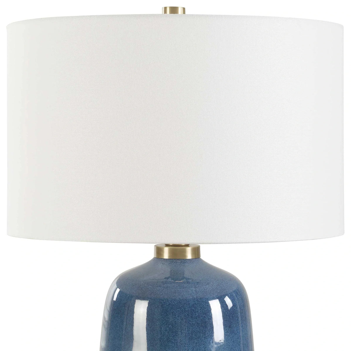 Blue Glaze Table Lamp
