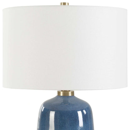 Blue Glaze Table Lamp