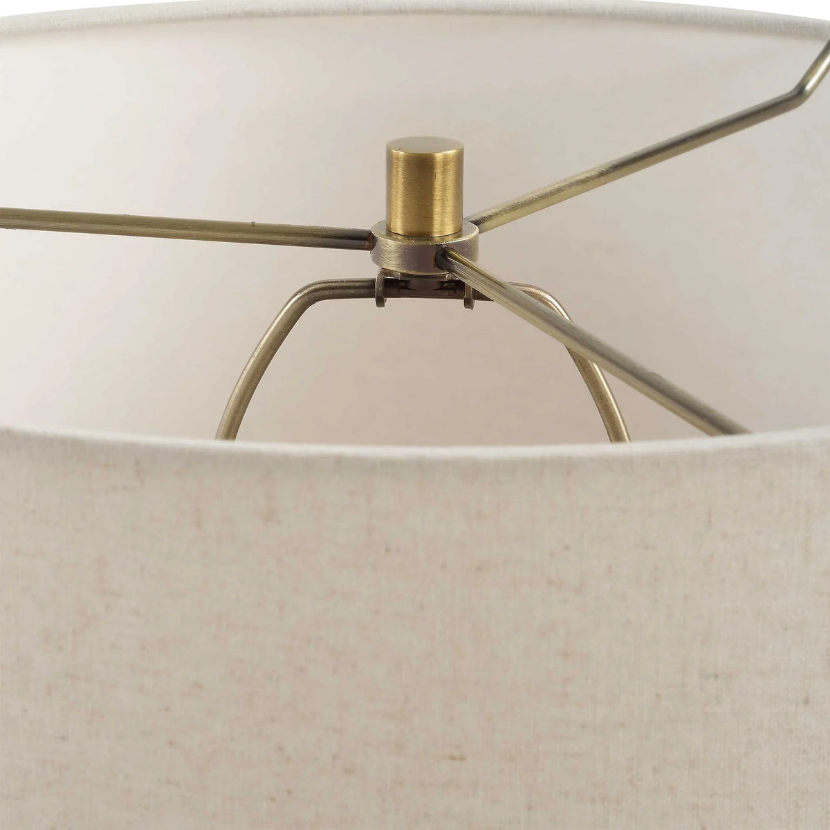 Travertine Sphere Table Lamp