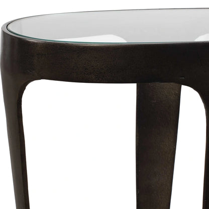 Dark Bronze Accent Table