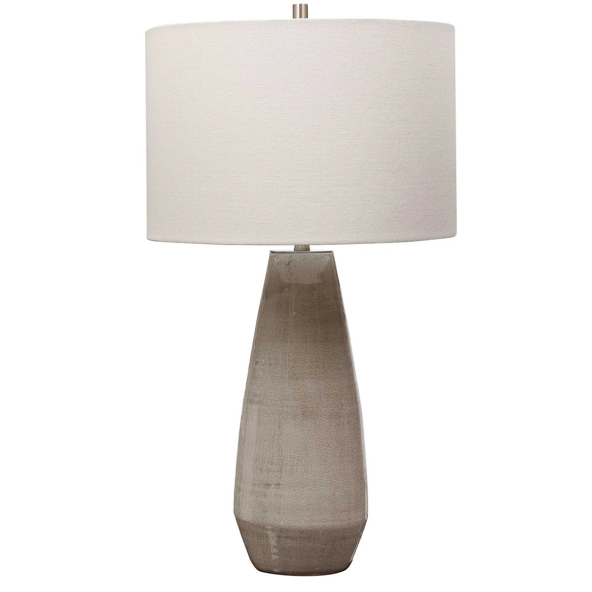 Taupe-Gray Table Lamp