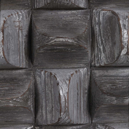 3D Scooped Wood Wall Panel