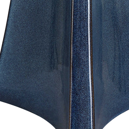 Scalloped Ceramic Table Lamp