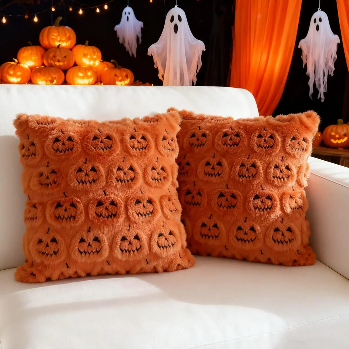 18x18 Halloween Throw Pillow Covers