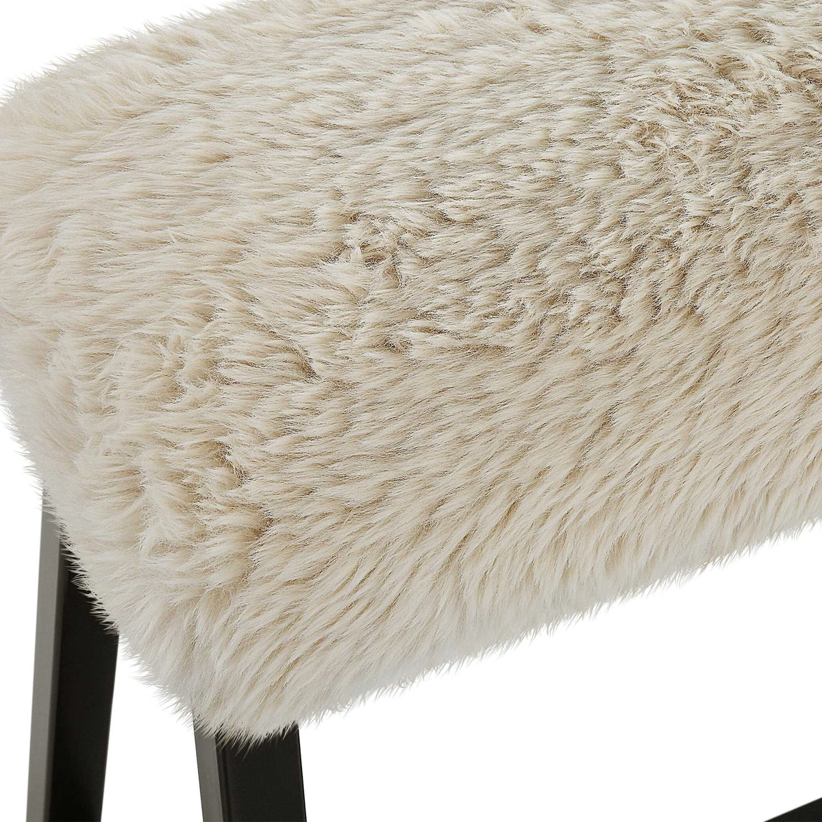 Sheepskin Bench