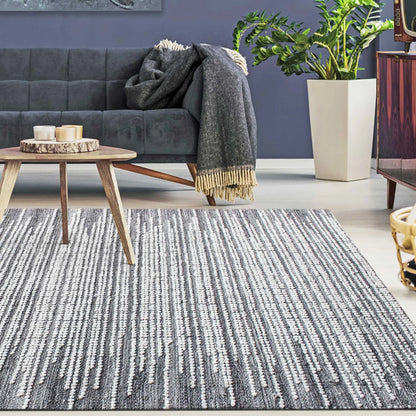 Gray Wool Rug