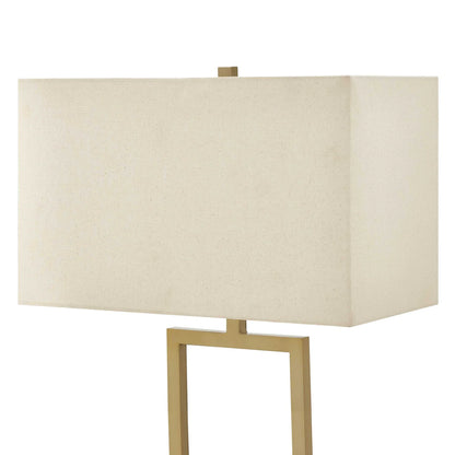 Modern Travertine Table Lamp