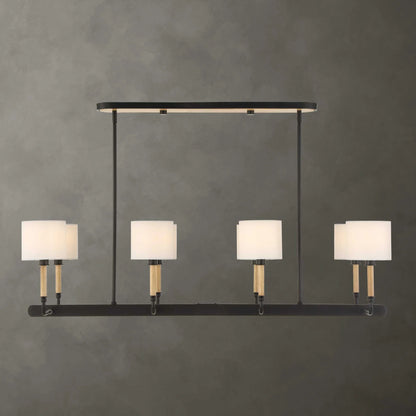 Wood & Iron Linear Pendant