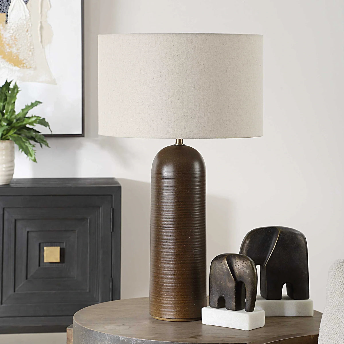Brown Table Lamp