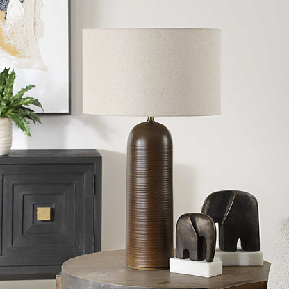 Brown Table Lamp