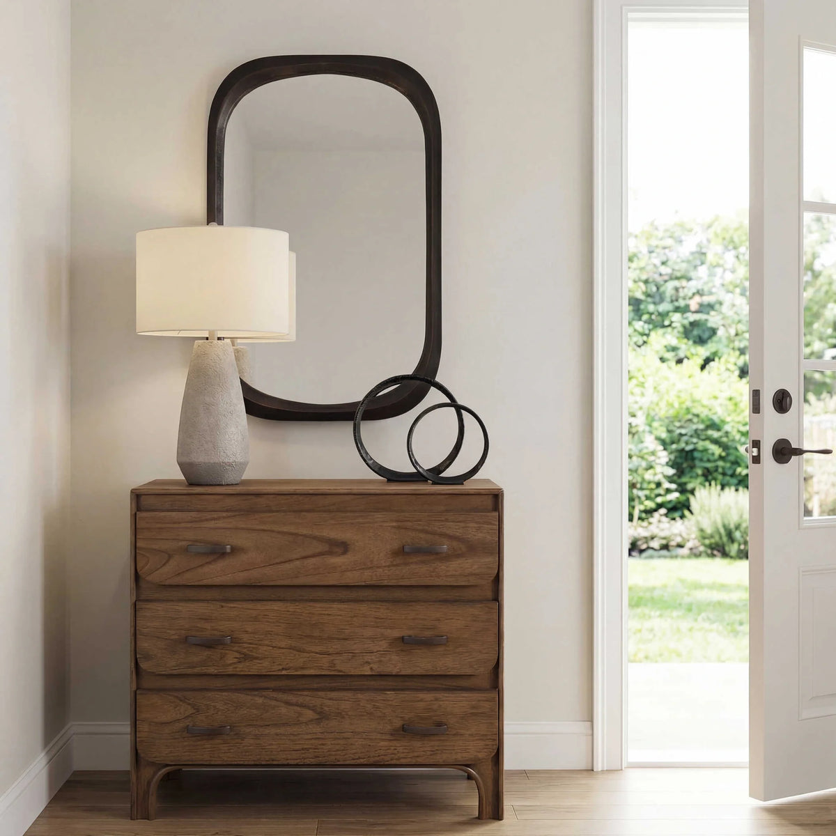3 Drawer Mindi Wood Chest