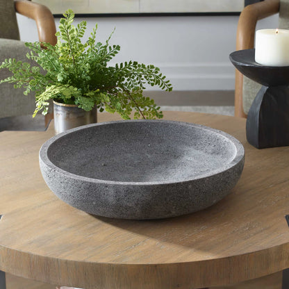 Ashen Earth Outdoor Stone Bowl
