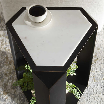 Geometric Accent Table