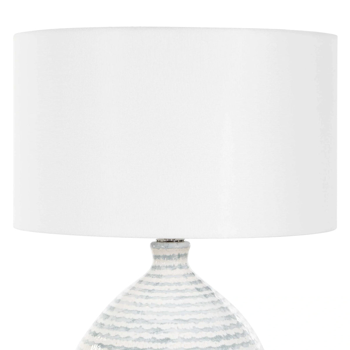 Horizontally Striped Table Lamp