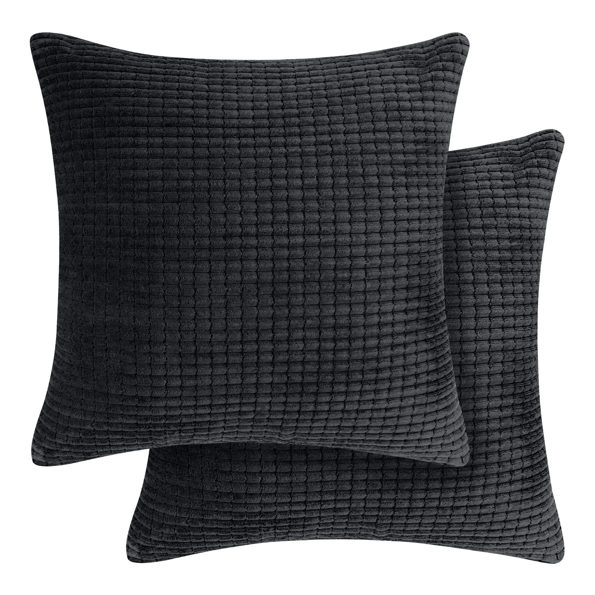 Elevate Your Home Decor with Deconovo's Luxurious Corduroy Stripe Throw Pillow Covers - Set of 2