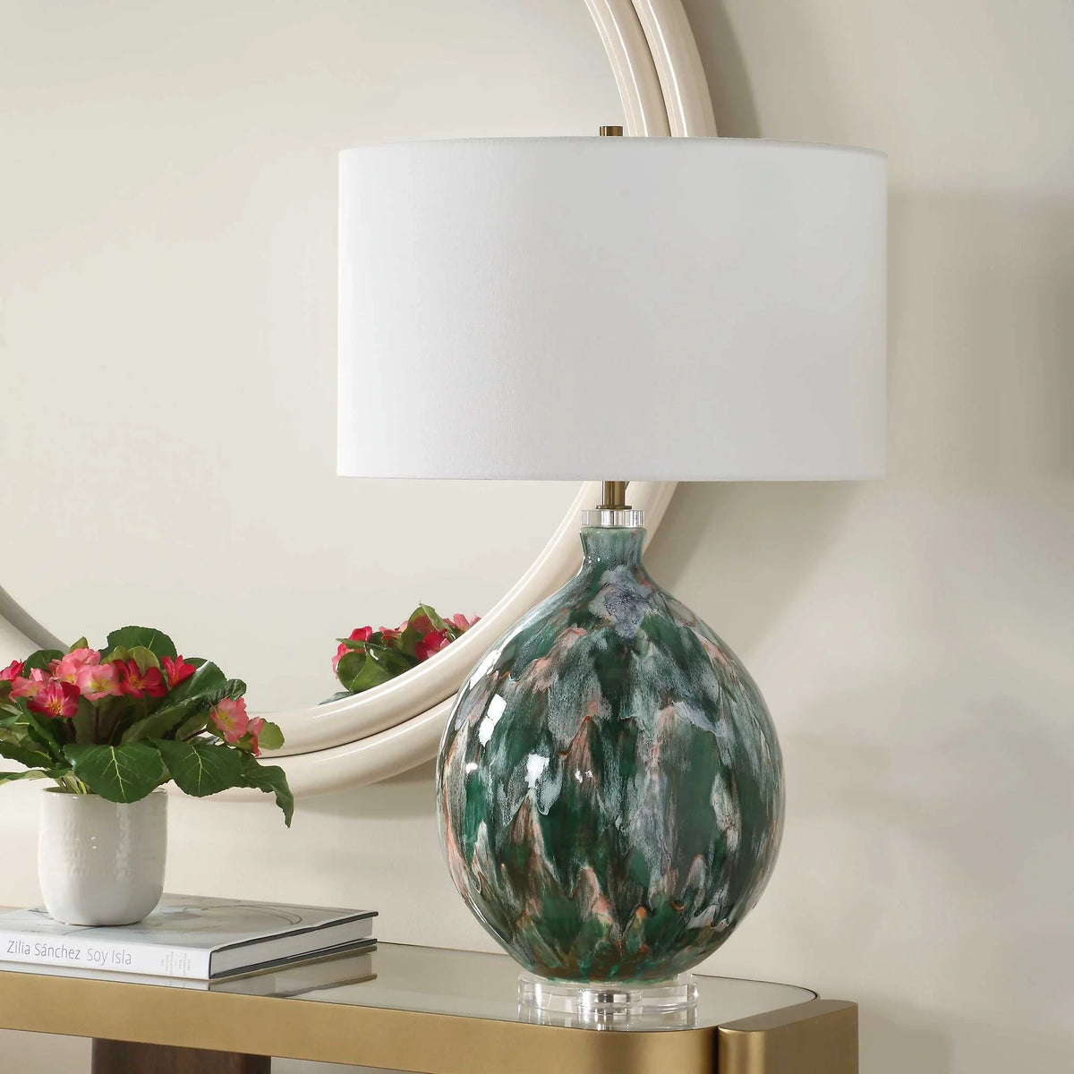 Drip Glaze Table Lamp