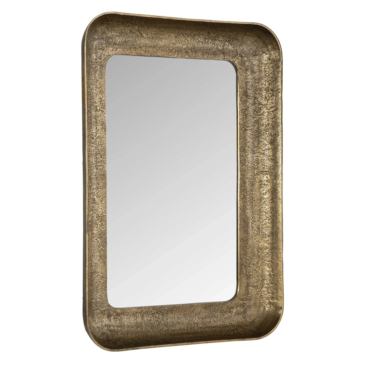 Antique Brass Mirror