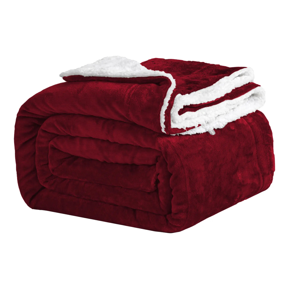 Imperial Homeware Sherpa Fleece Blanket, Dual-Layer 230 GSM Fleece and 180 GSM Sherpa, Warm Lightweight Throw for Bed, Sofa or Travel
