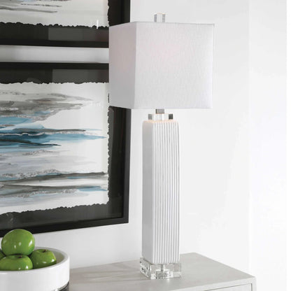 White Buffet Lamp