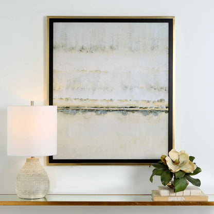 Gold Leaf Landscape Print