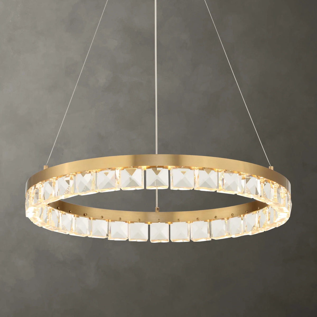 Round Crystal LED Chandelier