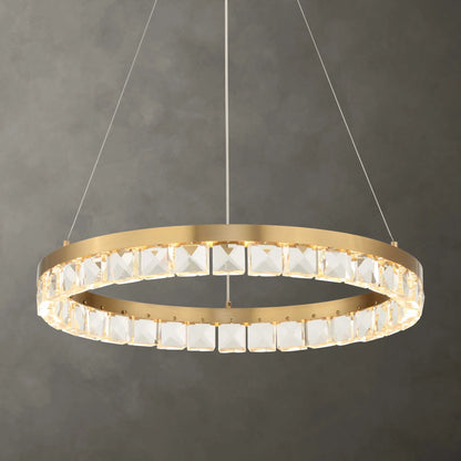 Round Crystal LED Chandelier
