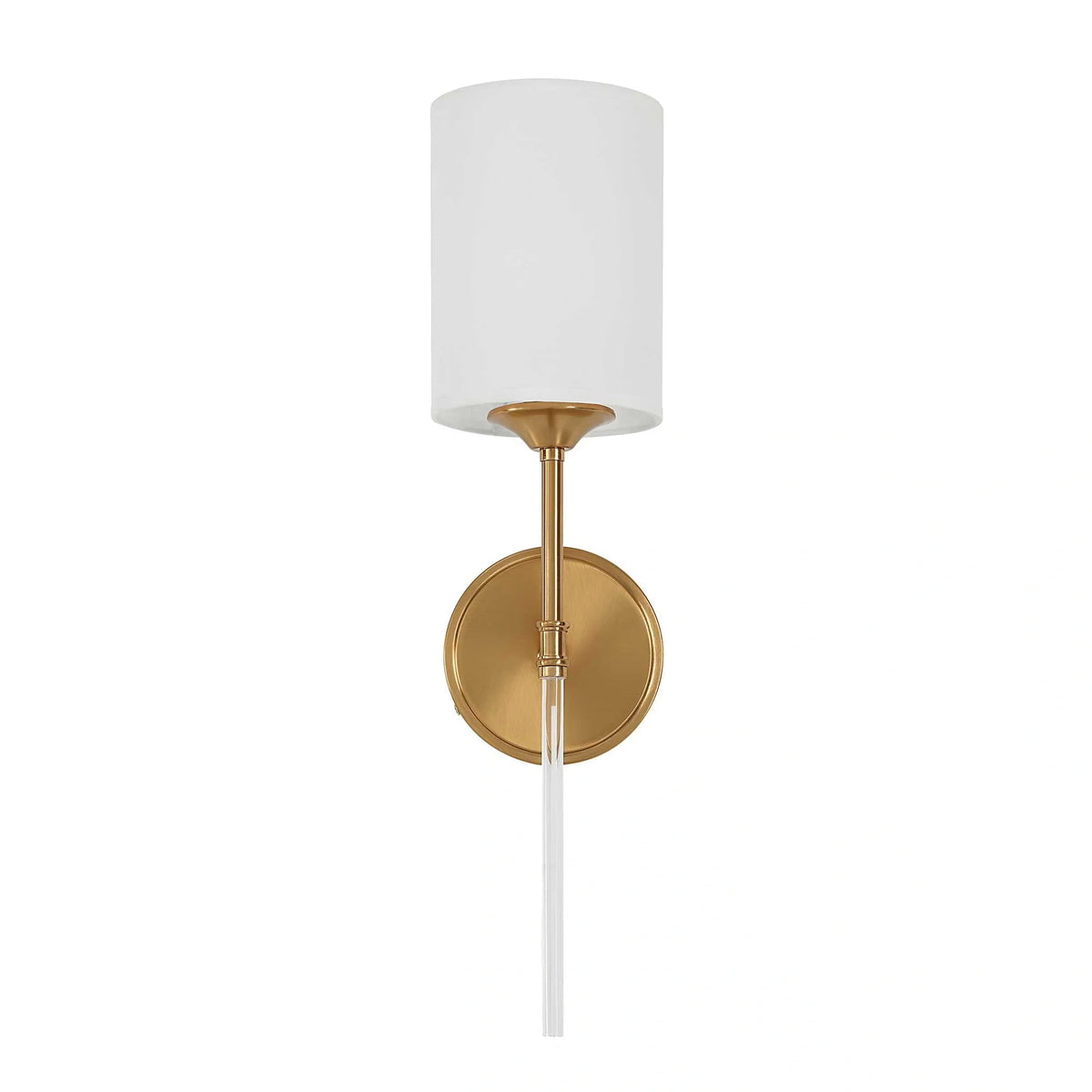 1-Light Brass Sconce