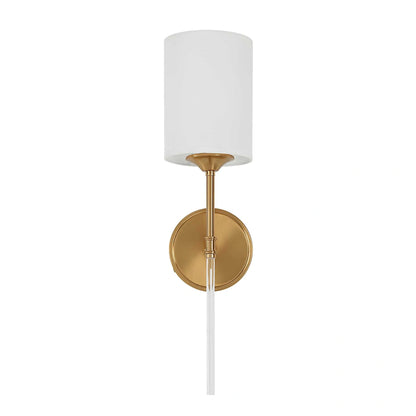 1-Light Brass Sconce