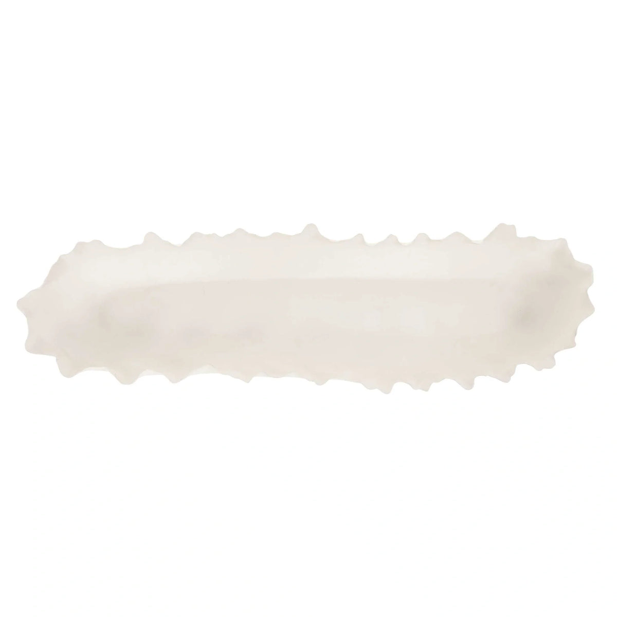 Ruffled White Decorative Bowl
